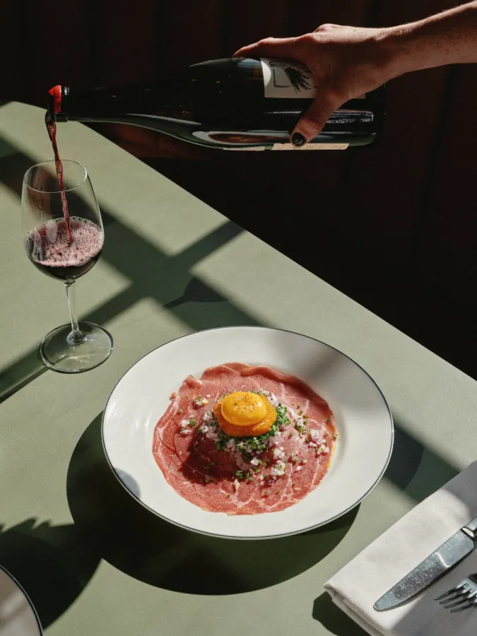 Toast Pelle Janzon på Spritmuseums restaurang